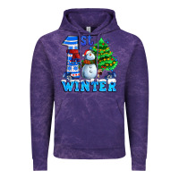 Cloud Purple first winter with snowman Vintage Hoodie - AdoDesignShop