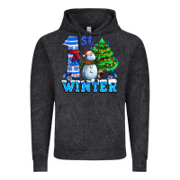Vintage Black first winter with snowman Vintage Hoodie - AdoDesignShop