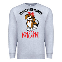 Heather Grey Dachshund Mom Premium Sweatshirt - Bettercallsaul