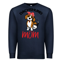 Navy Dachshund Mom Premium Sweatshirt - Bettercallsaul