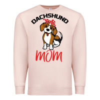 Pale Pink Dachshund Mom Premium Sweatshirt - Bettercallsaul