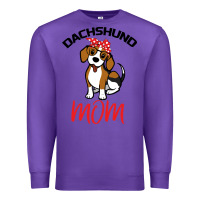 Purple Dachshund Mom Premium Sweatshirt - Bettercallsaul