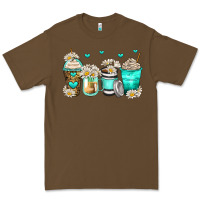 Cacao daisy coffee cups Premium Tee - Zillion Design Studio
