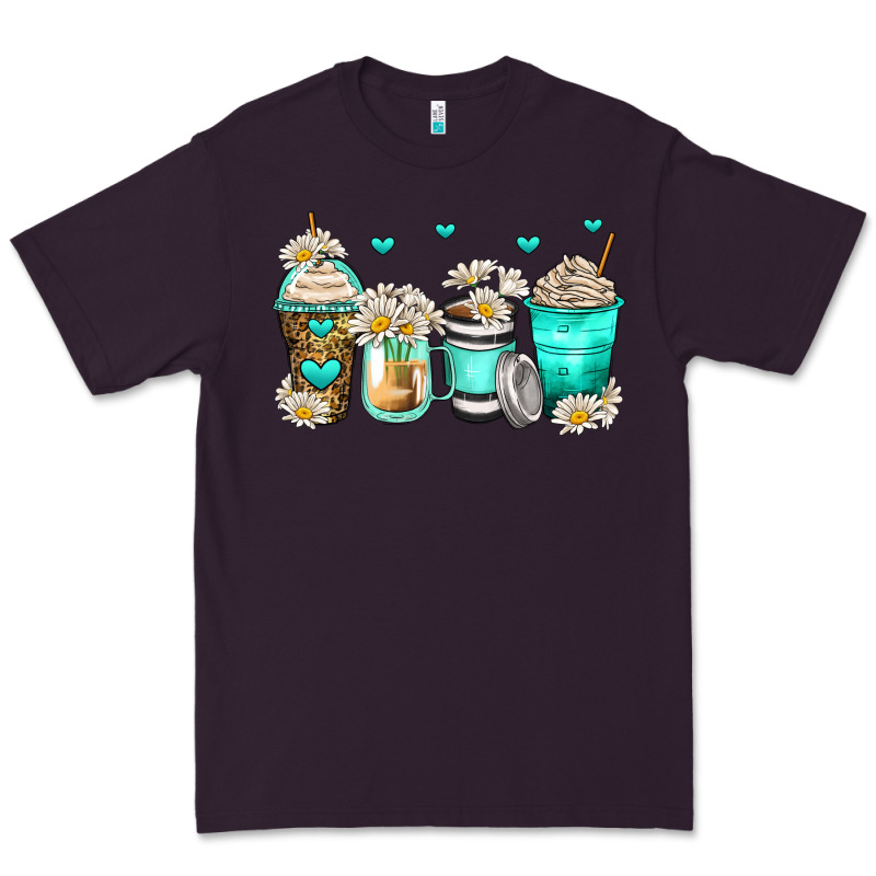 Daisy Coffee Cups Premium Tee by Zillion Design Studio | Teevron