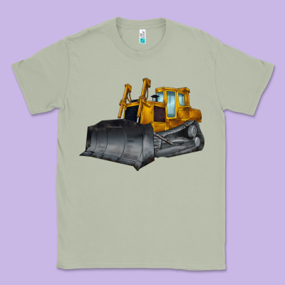 Bulldozer Classic Tee Designed By Lillyallendesigns