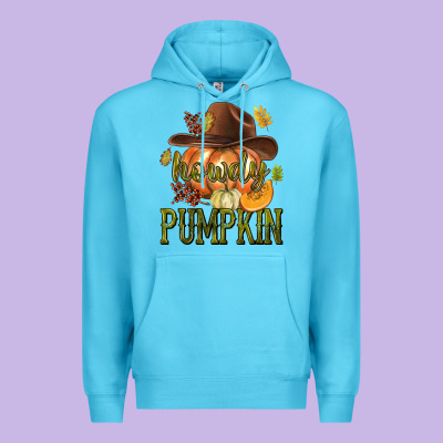 Howdy Pumpkin Premium Hoodie Designed By Texasbilliewilder