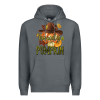 Rock Howdy Pumpkin Premium Hoodie - texasbilliewilder