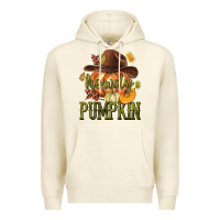 Sandshell Howdy Pumpkin Premium Hoodie - texasbilliewilder
