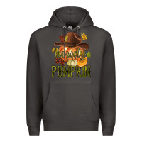 Smoke Howdy Pumpkin Premium Hoodie - texasbilliewilder