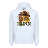White Howdy Pumpkin Premium Hoodie - texasbilliewilder