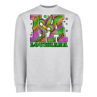 Heather Grey mardi gras louisiana fleur de lis Heavyweight Sweatshirt - Jasminsmagicworld