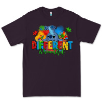 Plum different is beautiful autism stitch Premium Tee - Zillion Design Studio