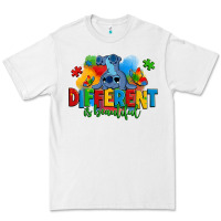 White different is beautiful autism stitch Premium Tee - Zillion Design Studio