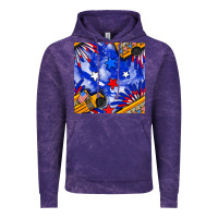 Cloud Purple 4th of july school bus seamless pattern Vintage Hoodie - BundleAndBundleShop