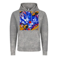 Cloud Rock 4th of july school bus seamless pattern Vintage Hoodie - BundleAndBundleShop