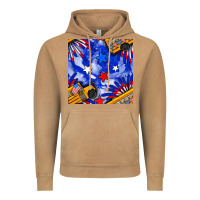 Vintage Camel 4th of july school bus seamless pattern Vintage Hoodie - BundleAndBundleShop