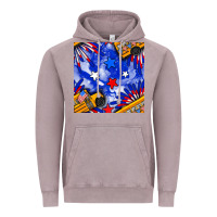 Vintage Zinc 4th of july school bus seamless pattern Vintage Hoodie - BundleAndBundleShop