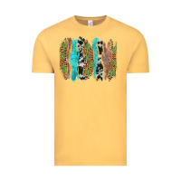 Vintage Mustard western brushstrokes Vintage Tee - AdoDesignShop