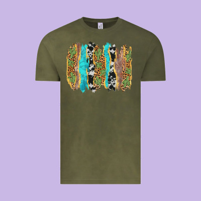 Western Brushstrokes Vintage Tee Designed By Adodesignshop