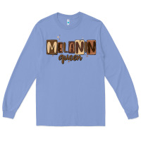 Colony Blue melanin queen Long Sleeve Tee - MaliasSmallBusiness