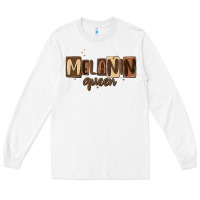 White melanin queen Long Sleeve Tee - MaliasSmallBusiness