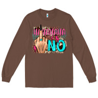 Chestnut hahahaha no leopard cowhide Long Sleeve Tee - JahusDesignShop