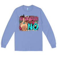 Colony Blue hahahaha no leopard cowhide Long Sleeve Tee - JahusDesignShop