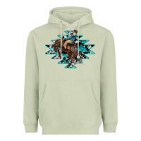 Matcha western cowboy Heavyweight Hoodie - RanaPortraitStore
