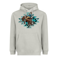 Moon Dust western cowboy Heavyweight Hoodie - RanaPortraitStore