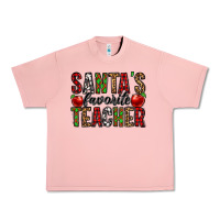 Salmon santa's favorite teacher Urban Heavy Tee - Jasminsmagicworld
