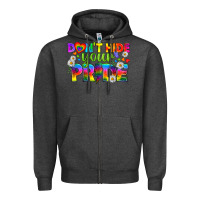 Charcoal Heather LGBTQ+ Don't Hide Your Pride Zipper Hoodie - BundleAndBundleShop