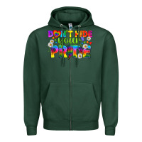 Sports Green LGBTQ+ Don't Hide Your Pride Zipper Hoodie - BundleAndBundleShop