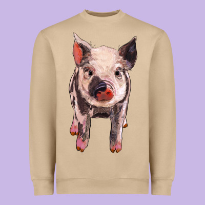Pig Heavyweight Sweatshirt Designed By Barkaloodesign
