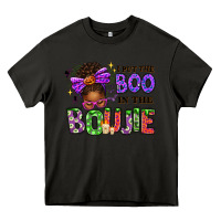 Asphalt I Put The Boo In The Boujie Messy Bun Heavy Core Tee - texasbilliewilder
