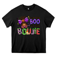 Black I Put The Boo In The Boujie Messy Bun Heavy Core Tee - texasbilliewilder
