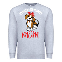 Heather Grey Dachshund Mom Premium Sweatshirt - Bettercallsaul