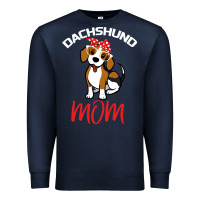 Navy Dachshund Mom Premium Sweatshirt - Bettercallsaul