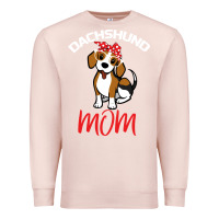 Pale Pink Dachshund Mom Premium Sweatshirt - Bettercallsaul