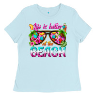 Life Is Better At The Beach Ladies Tee | Teevron
