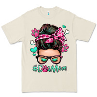 Bone dog mom messy bun Premium Tee - Zillion Design Studio