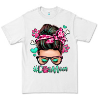 White dog mom messy bun Premium Tee - Zillion Design Studio