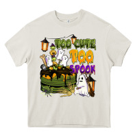 Cream too cute too spook Heavy Core Tee - BarkalooDesign