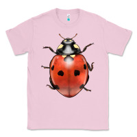 Bubblegum Pink lady bug Classic Tee - LillyAllenDesigns