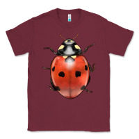 Burgundy lady bug Classic Tee - LillyAllenDesigns