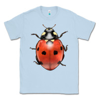 Dusty Blue lady bug Classic Tee - LillyAllenDesigns