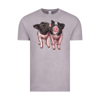 Vintage Zinc cute baby pigs Vintage Tee - Artiststas