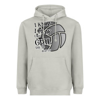 Moon Dust I Know I Play Like A Girl Try To Keep Up Volleyball Heavyweight Hoodie - Bettercallsaul