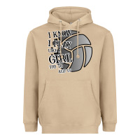 Mushroom I Know I Play Like A Girl Try To Keep Up Volleyball Heavyweight Hoodie - Bettercallsaul
