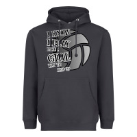 Smoke I Know I Play Like A Girl Try To Keep Up Volleyball Heavyweight Hoodie - Bettercallsaul