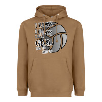 Toasted Coconut I Know I Play Like A Girl Try To Keep Up Volleyball Heavyweight Hoodie - Bettercallsaul